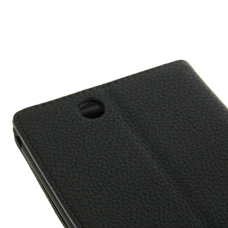 Litchi Flip Leather Case with Credit Card Slots & Holder for Sony  Xperia Z Ultra / XL39h