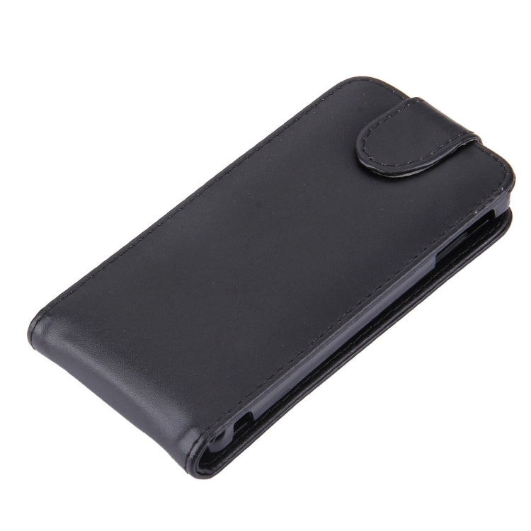 Vertical Flip Soft Leather Case for Sony Xperia V / LT25i(Black)