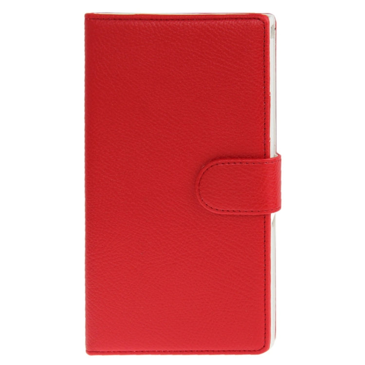 Litchi Texture Horizontal Flip Leather Case with Credit Card Slots & Holder for Sony Xperia Z Ultra / XL39h