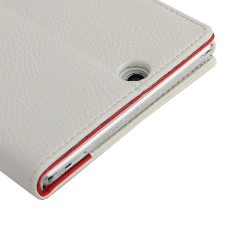 Litchi Texture Horizontal Flip Leather Case with Credit Card Slots & Holder for Sony Xperia Z Ultra / XL39h