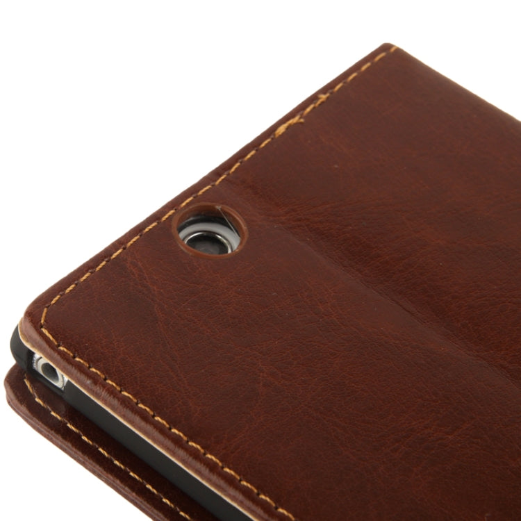 Fine Sheepskin Texture Flip Leather Case with Credit Card Slots & Holder for Sony Xperia Z Ultra / XL39h
