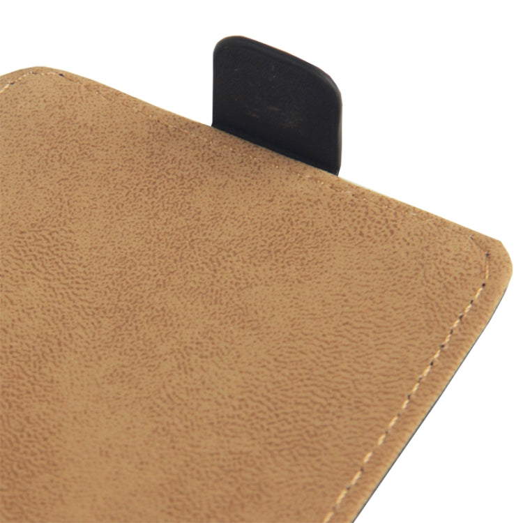 Scrub Inner layer Vertical Flip Leather Case for Sony Xperia C / S39h (Black)