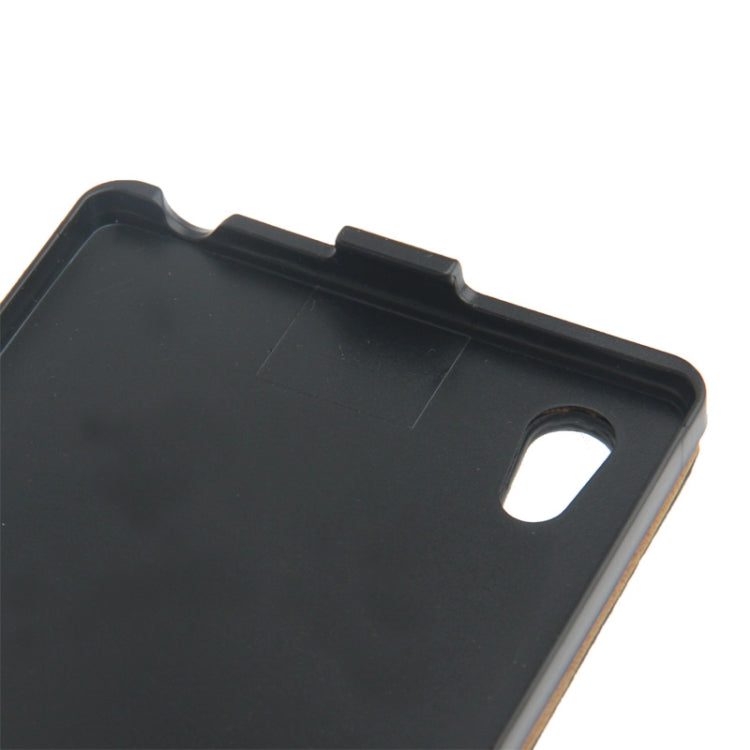 Vertical Flip Leather Case for Sony Xperia Z1 / L39h (Black)