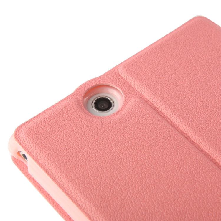 Pebble Texture Leather Case with Call Display ID & Holder for Sony Xperia Z Ultra / XL39H