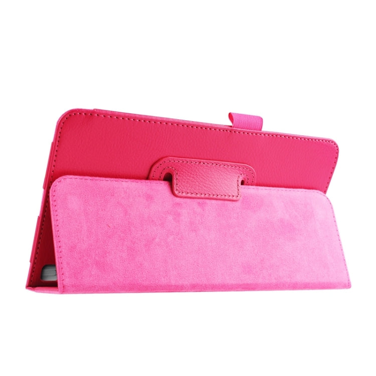 Litchi Texture Horizontal Flip Leather Case with Holder for LG G Pad F 8.0