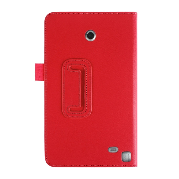 Litchi Texture Horizontal Flip Leather Case with Holder for LG G Pad F 8.0