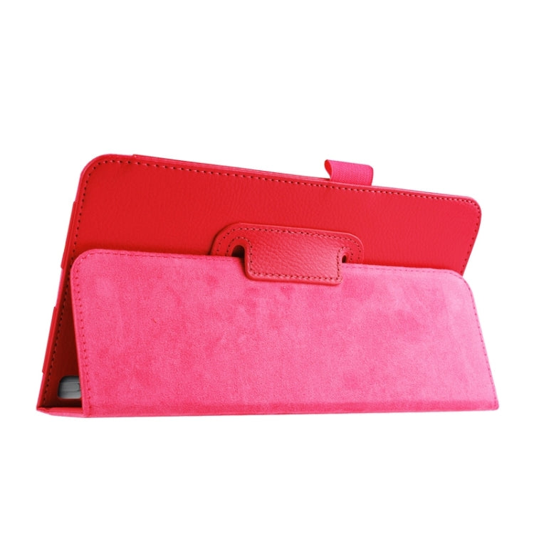 Litchi Texture Horizontal Flip Leather Case with Holder for LG G Pad F 8.0