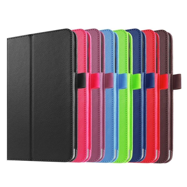 Litchi Texture Horizontal Flip Leather Case with Holder for LG G Pad F 8.0