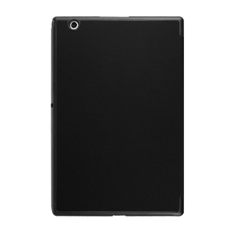 Cross Texture Horizontal Flip Leather Case with 3-folding Holder for Sony Xperia Z4 Tablet