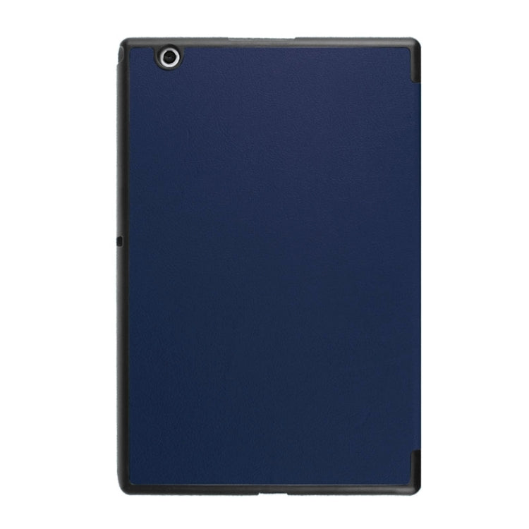 Cross Texture Horizontal Flip Leather Case with 3-folding Holder for Sony Xperia Z4 Tablet