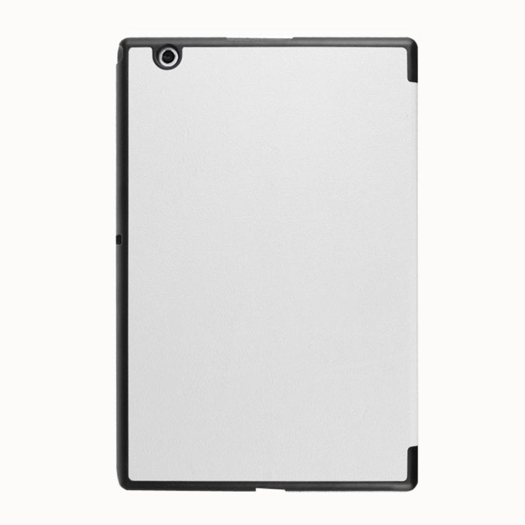 Cross Texture Horizontal Flip Leather Case with 3-folding Holder for Sony Xperia Z4 Tablet