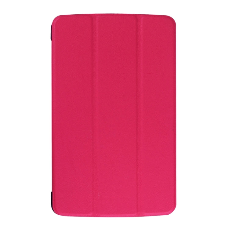 Karst Texture Horizontal Flip Leather Case with 3-folding Holder for LG G Pad F 8.0