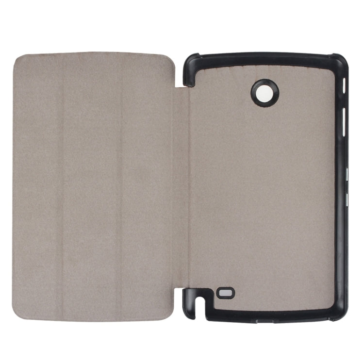 Karst Texture Horizontal Flip Leather Case with 3-folding Holder for LG G Pad F 8.0