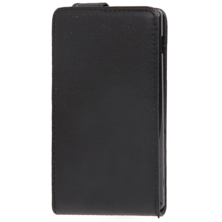 Vertical Flip Leather Case for LG Optimus G / E970 (Black)