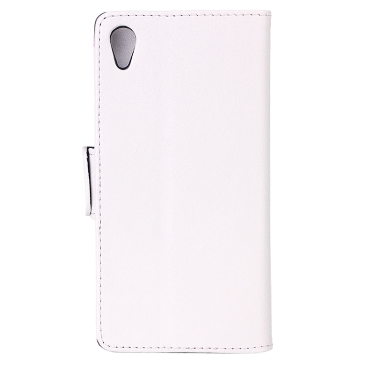 Oil Leather Case with Credit Card Slot & Holder for Sony Xperia Z1 / L39h