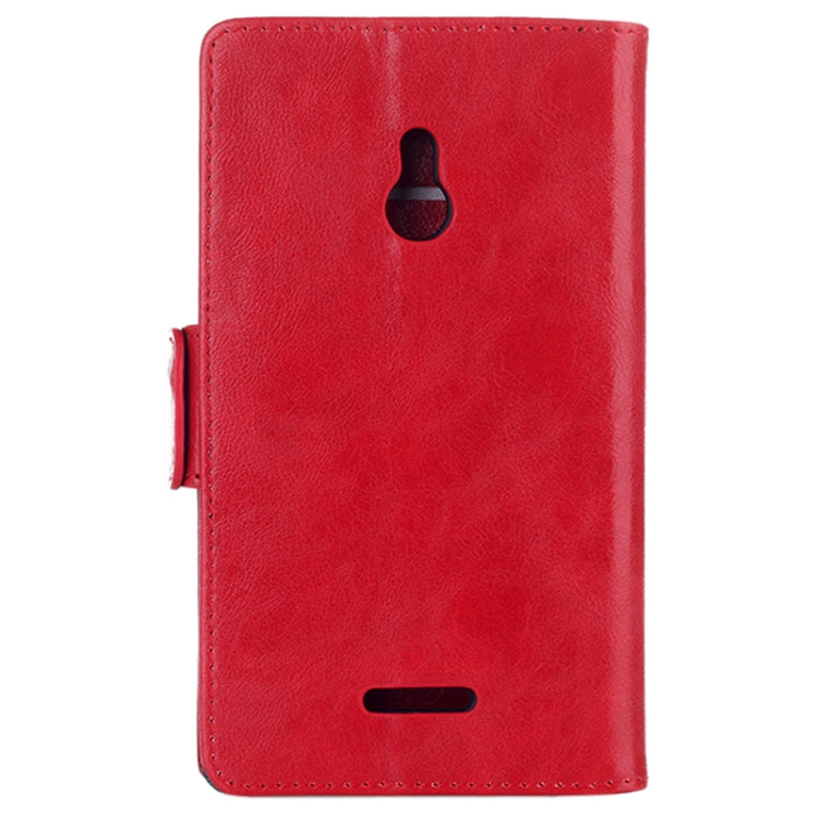 Oil Leather Case with Credit Card Slot & Holder for Nokia XL