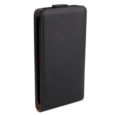 Pure Color Vertical Flip Leather Case for LG P760 / Optimus L9 / P768 (Black)