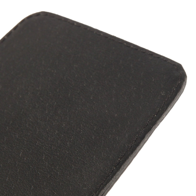 Vertical Flip Leather Case for HTC Desire 600  (Black)