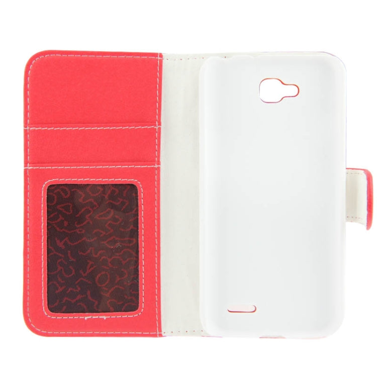 Litchi Texture Flip Leather Case with Card Slots & Holder for LG L90 / D405
