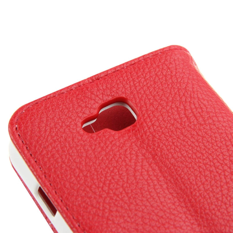 Litchi Texture Flip Leather Case with Card Slots & Holder for LG L90 / D405