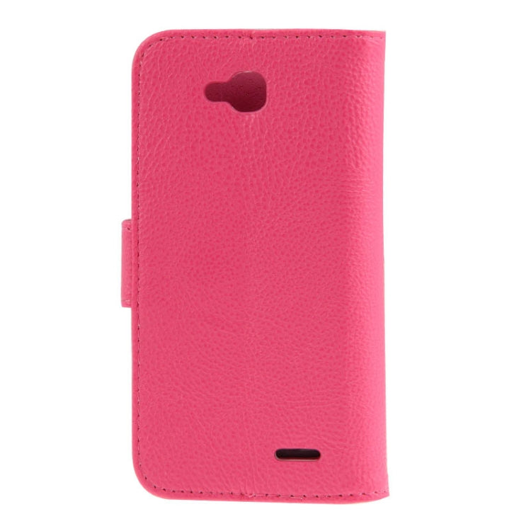 Litchi Texture Flip Leather Case with Card Slots & Holder for LG L90 / D405