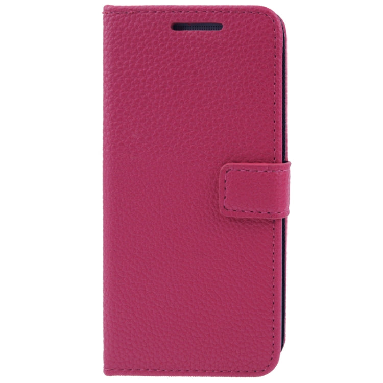 Litchi Texture Leather Case with Credit Card Slot & Holder for HTC One mini / M4