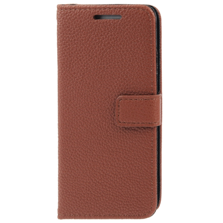 Litchi Texture Leather Case with Credit Card Slot & Holder for HTC One mini / M4