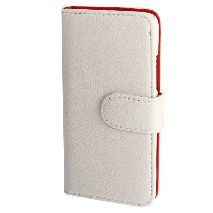 Litchi Texture Horizontal Flip Leather Case with Credit Card Slots & Holder for HTC One mini / M4