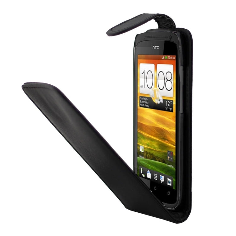 High Quality Leather Case for HTC One S(Z520e)(Black)