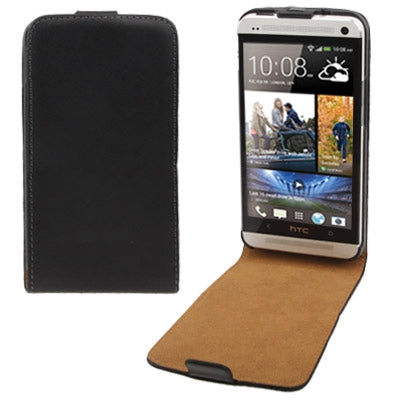 High Quality Vertical Flip Leather Case for HTC One / M7