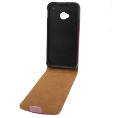 High Quality Vertical Flip Leather Case for HTC One / M7