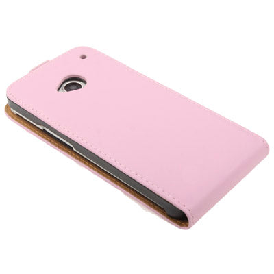 High Quality Vertical Flip Leather Case for HTC One / M7