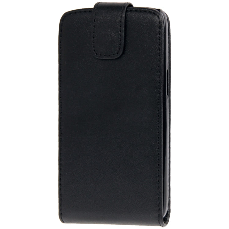 Vertical Flip Leather Case for Galaxy Express 2 / G3815(Black)