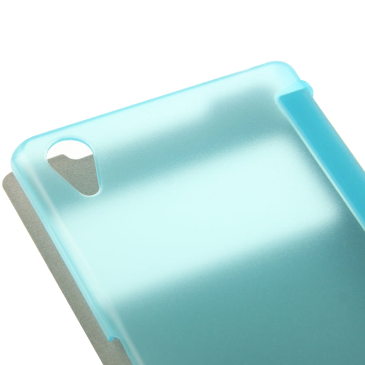 Cloth Texture Horizontal Flip Leather Case with Call Display ID for Sony Xperia Z2 / L50w