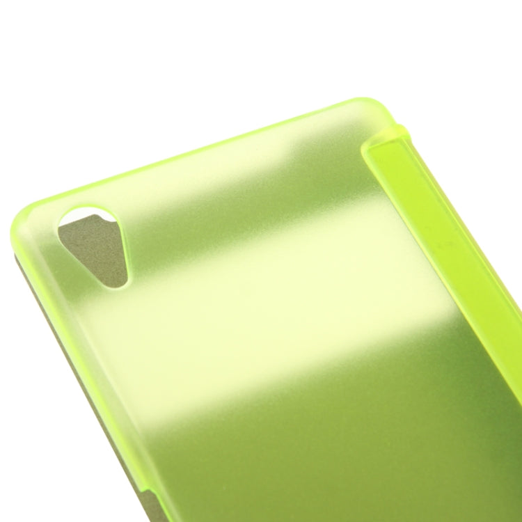 Cloth Texture Horizontal Flip Leather Case with Call Display ID for Sony Xperia Z2 / L50w