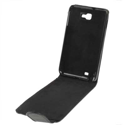 Leather Case for Galaxy Note / i9220 / N7000(Black)