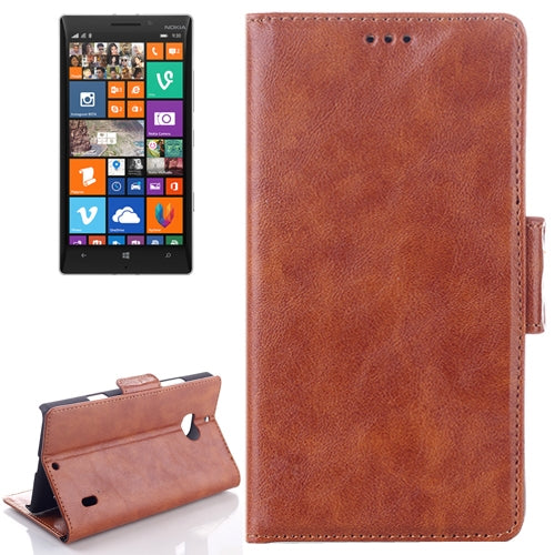 Oil Leather Case with Card Slot & Holder for Nokia Lumia 930