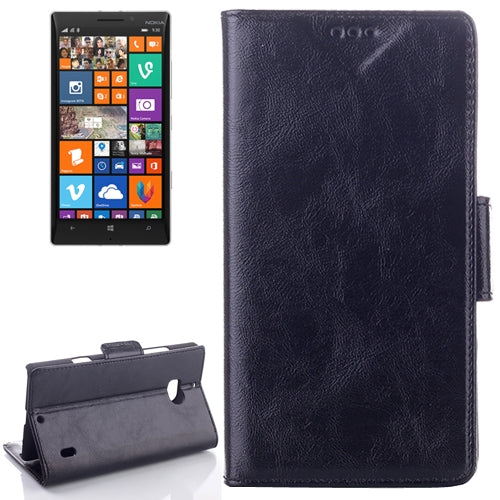 Oil Leather Case with Card Slot & Holder for Nokia Lumia 930