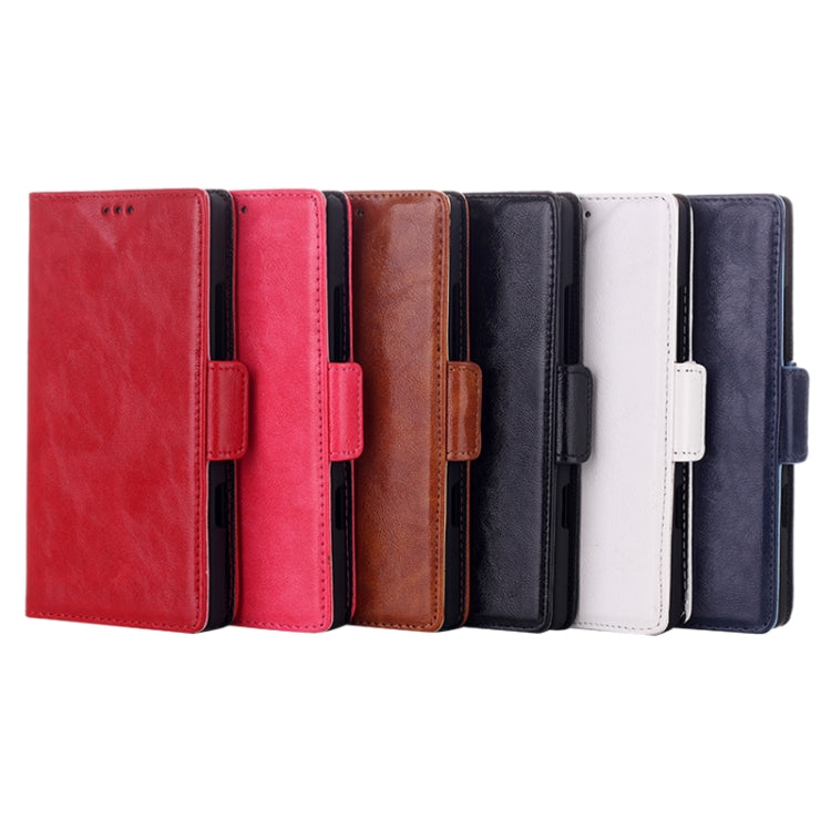 Oil Leather Case with Card Slot & Holder for LG Optimus G Pro 2 (Red)