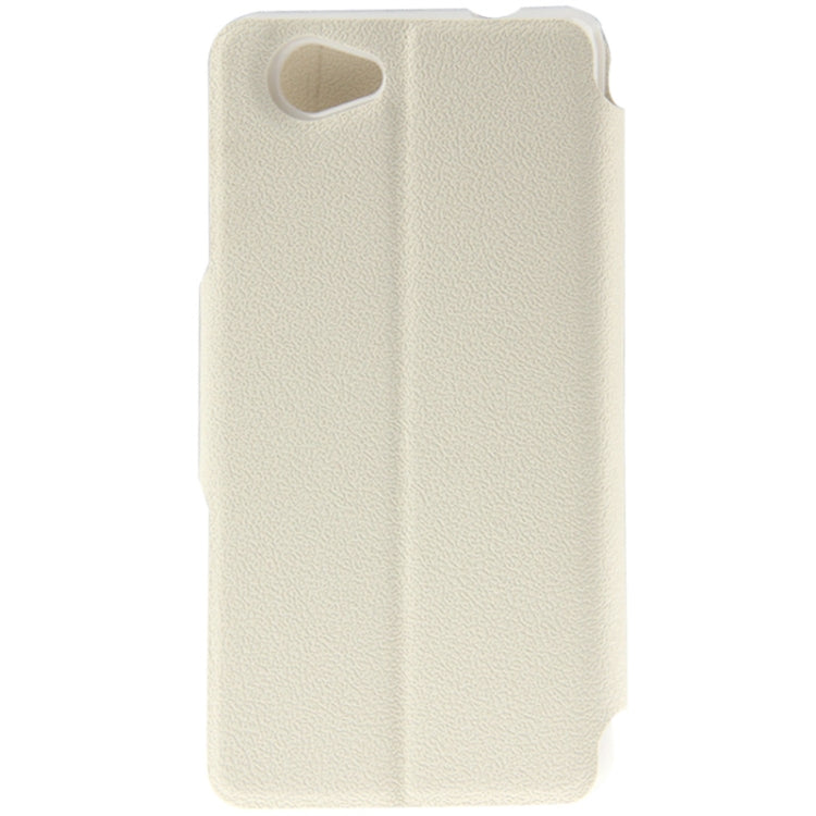 Pebble Texture Flip Leather Case with Call Display ID & Holder for Sony Xperia Z1 mini