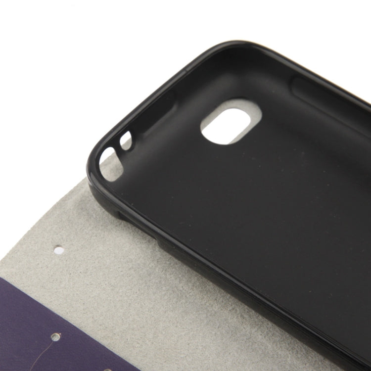 Nature Texture Horizontal Flip Leather Case with Holder & Credit Card Slo