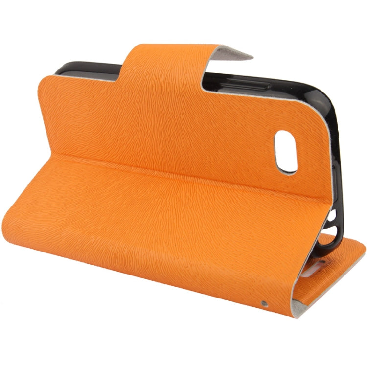 Nature Texture Horizontal Flip Leather Case with Holder & Credit Card Slo