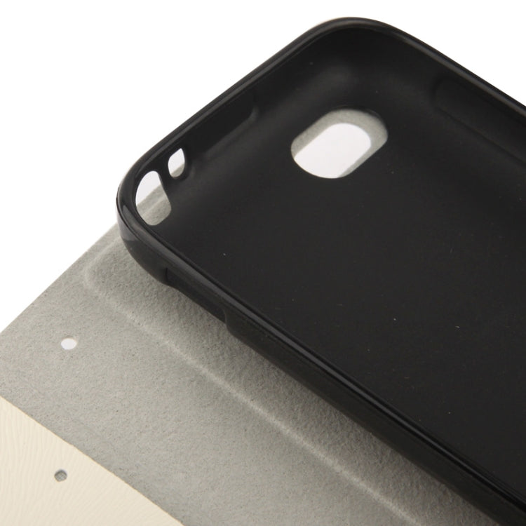 Nature Texture Horizontal Flip Leather Case with Holder & Credit Card Slo