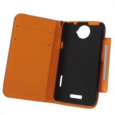 Leather Case with Credit Card & Lanyard for HTC One X / Edge / S720e,