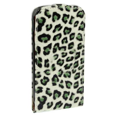 Leopard Texture Vertical Flip Leather Case for HTC One S / Z520e