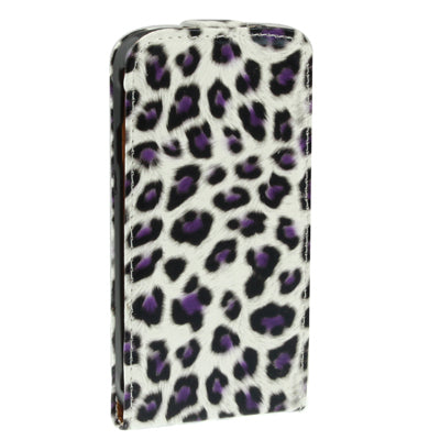 Leopard Texture Vertical Flip Leather Case for HTC One S / Z520e