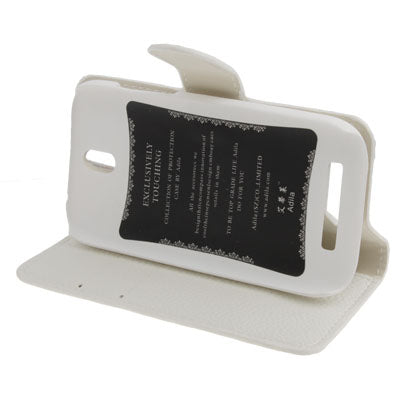 Litchi Texture Horizontal Flip Leather Case with Credit Card Slot & Holder for HTC One ST / 528T