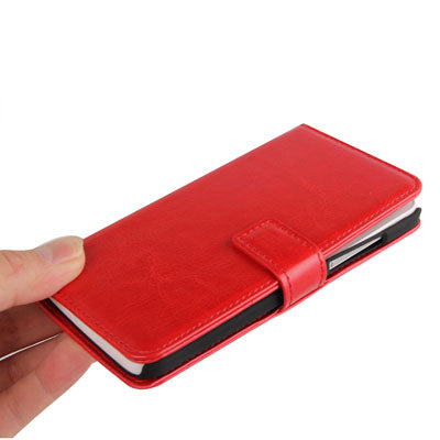 High Quality Horizontal Flip Leather Case with Credit Card Slots & Holder for HTC X920e / Butterfly