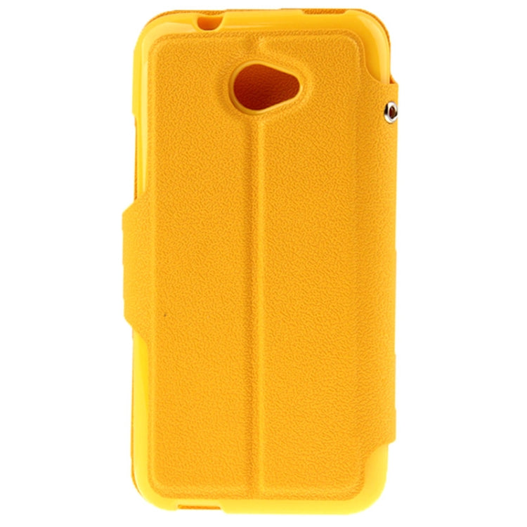 Pebble Texture Flip Leather Case with Call Display ID & Holder for HTC Desire 601 / 6160 / 619D