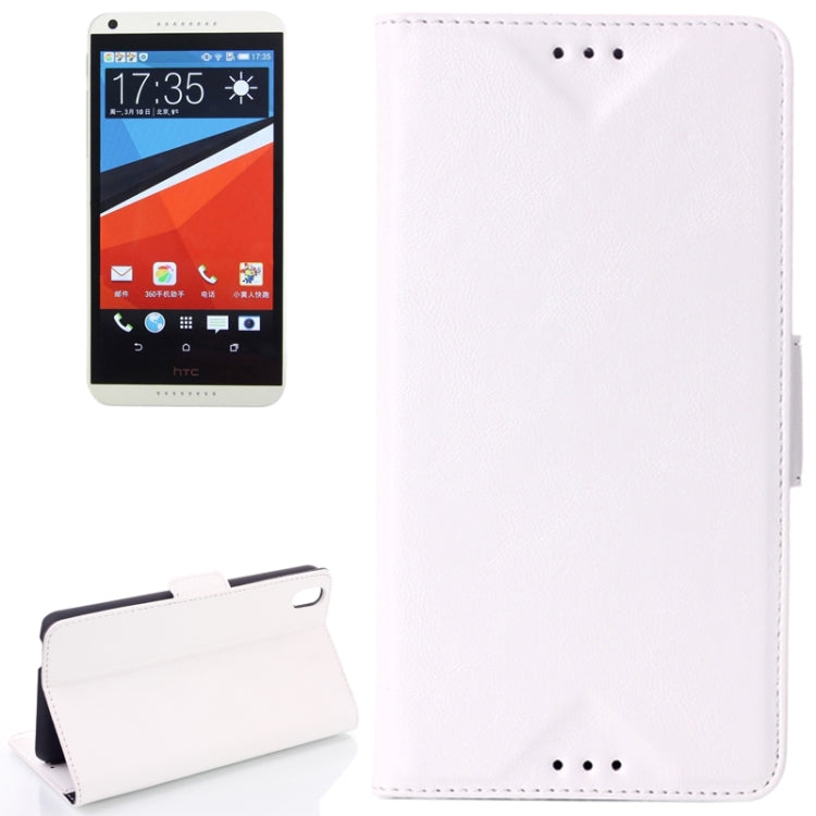 Oil Leather Case with Card Slot & Holder for HTC Desire 816